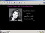 Happy Birthday Shania Animated Card: Music and Images!
