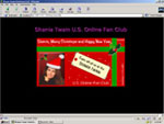 Merry Xmas Shania Animated Card: Music and Images!